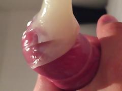 Filling a condom to the brim tube porn video