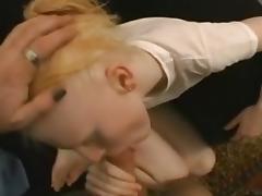 White albino slut acquires drilled and jizzed tube porn video