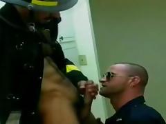 Cop and the fireman tube porn video