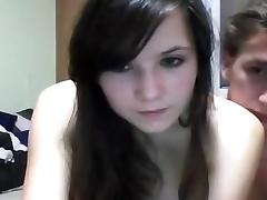 immature swallows boyfriend on web camera tube porn video