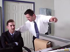 Slut in the office serviced by huge cock of a new coworker tube porn video