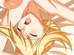 Blonde anime minx with round tits gets rammed tube porn video