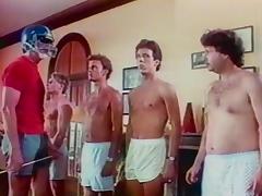 Ginger Lynn Allen, Traci Lords, Tom Byron in classic porn movie tube porn video