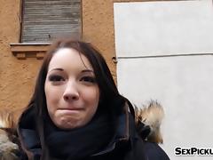 Eurobabe Felicia nailed by stranger guy for some money tube porn video