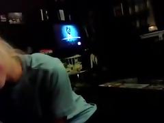 slim blonde amateur giving some head tube porn video