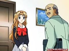 Japanese anime sucking her master cock tube porn video