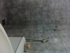 Bulky  immature in The Shower tube porn video