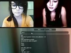Hot cyber sex with a nerdy gal tube porn video