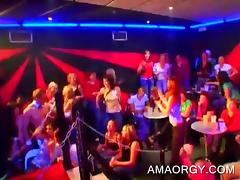 CFNM orgy with party bitch giving BJ to hot stripper tube porn video