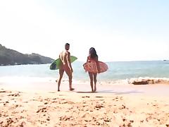 After Surf  Hot Anal in the Beach tube porn video