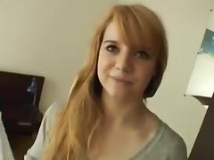 Hot Busty Redhead Test for porno tube porn video