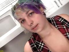 Randy lesbian slut dresses girlfriend in diapers in  fetish porn tube porn video