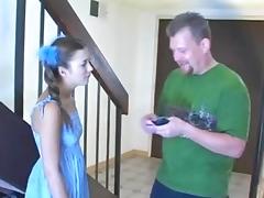 Babysitter Sabrina Takes Midget Cock Up Asshole tube porn video