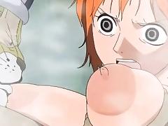One Piece Porn - Nami in extended bath scene tube porn video