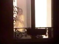 Real Voyeur - neighbor girls spied trough the windows tube porn video