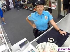 Ms police officer with big boobs gets fucked at the pawnshop tube porn video