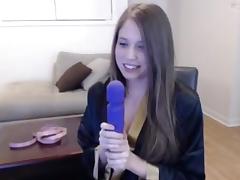 Cute brunette webcamshow tube porn video