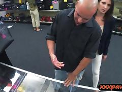 Pawn keeper fucking hard somebodys wife in the pawnshop tube porn video