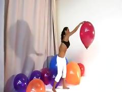 Charley Chase pops balloons and more tube porn video