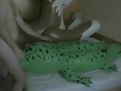 Inflatable crocodile yiff tube porn video