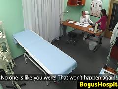 Real spycam amateur licked out by her doctor tube porn video