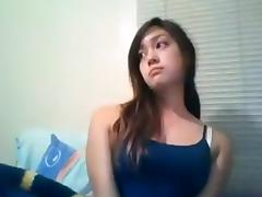 Angel blows Boyfriend on Cam tube porn video
