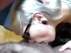 Super cute girl blonde making blowjob tube porn video
