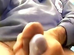 Juicy boyfriend is having fun within doors and shooting himself on computer webcam tube porn video