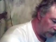 Marine dad busts a nut on webcam tube porn video