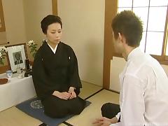 Kimono babe in the dojo has sex with her karate master tube porn video