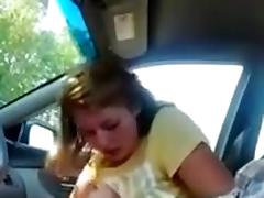 Outdoor car blowjob tube porn video