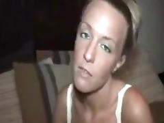 Short haired blonde fucked tube porn video