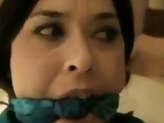 Nylon Slut in distress tube porn video