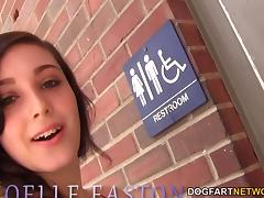 Noelle Easton sucks and fucks black cock at Gloryhole tube porn video
