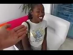 Young ebony angel fuck and facial tube porn video