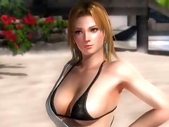 Tina Armstrong - DOA5 - nude posing - 3d billibongs tube porn video