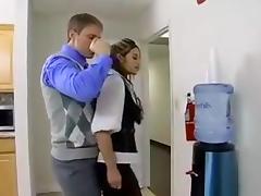 Secretary is drilled in the toilets at work.mp4 tube porn video