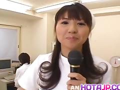 Misato Kuninaka nurse is fucked with medical tools and vibrators tube porn video