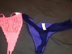 Jerk off and cum on wife's pants for her to wear later tube porn video
