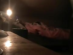 Gal is lying in bed in my amateur voyeur porn tube porn video