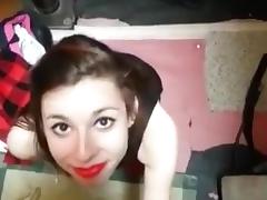 18yo girl deepthroat blowjob. she loves dirty talk and facials !!! tube porn video