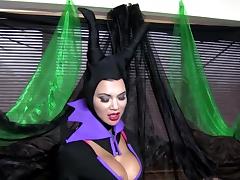 COSPLAY BABES Maleficent Playing Solo tube porn video