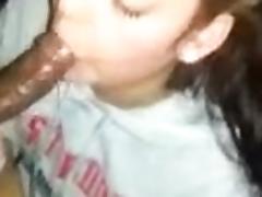 Cute college girl bbc sloppy toppy tube porn video