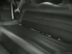 Voyeur tapes a couple fucking in a limousine tube porn video