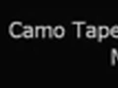 Camo Taped Mummification Milking tube porn video