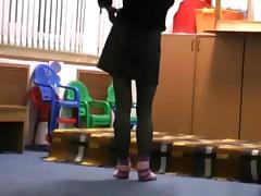 Crazy teacher fucks her bf after class in school tube porn video