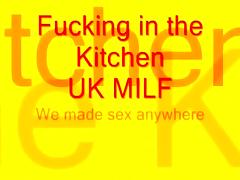 British milf has sex in the kitchen tube porn video