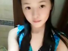 19yo chinese girl dances, strips and plays with her hairy pussy. tube porn video