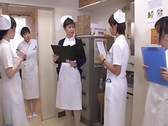 Charming and juicy Asian nurse boycotts duty just to be screwed hardcore tube porn video
