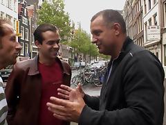 In Amsterdam's red light district he gets to fuck a hooker tube porn video